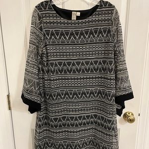 Emma & Michele Black and White Tunic